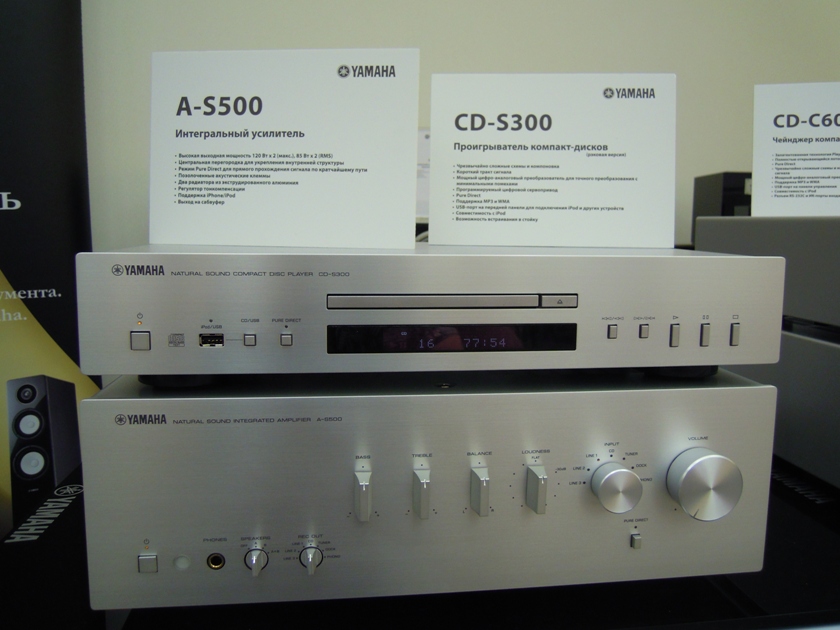  36.   Yamaha A-S500.  - Yamaha CD-S300