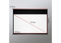 Экран ручной Draper Luma HDTV 92" MW case white (9:16 114*203)