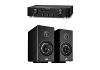 Комплект стерео Polk Audio Reserve R200 Black + Marantz PM6007 Black